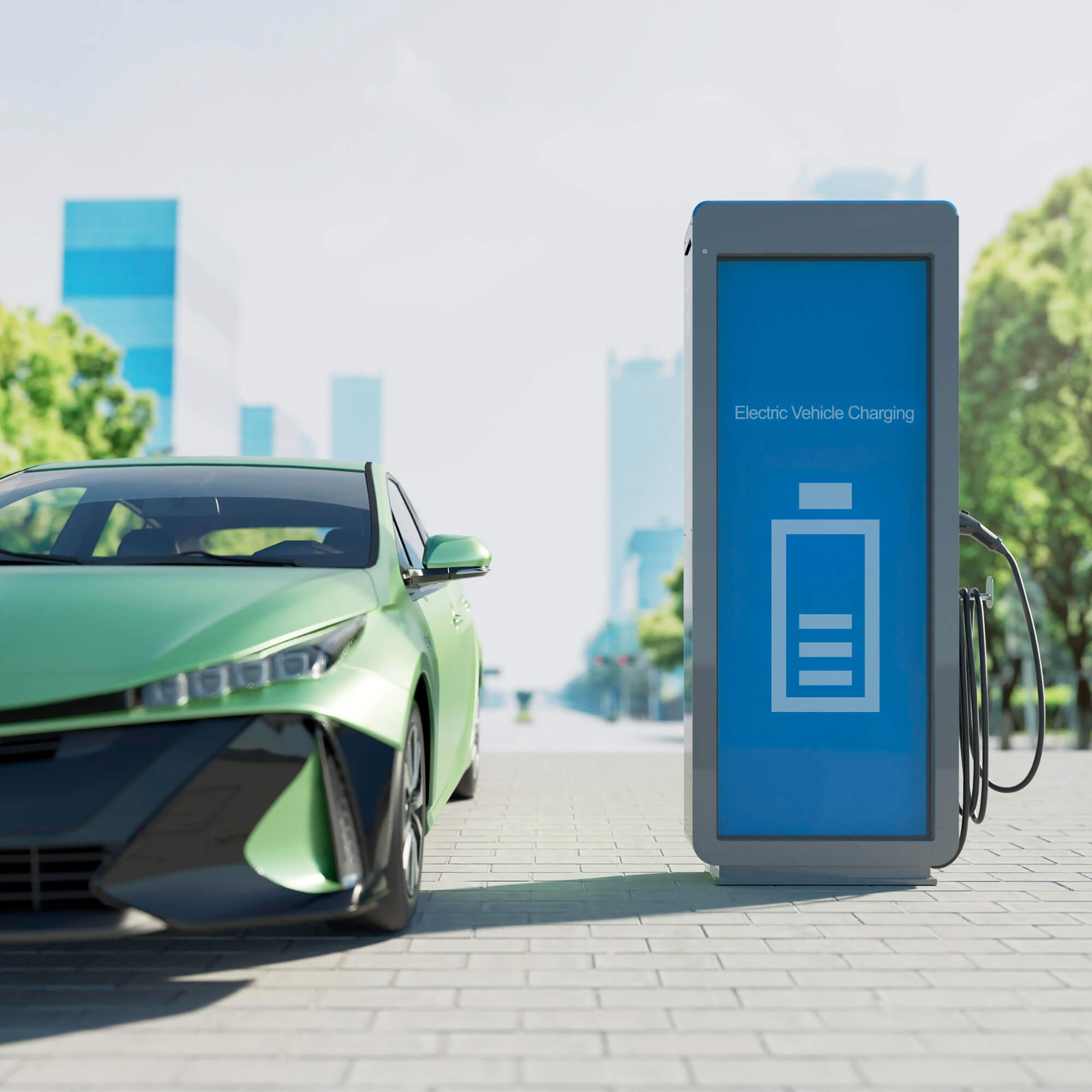 3d-electric-car-charging-station